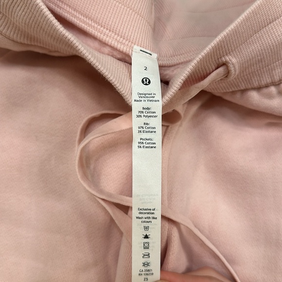 Lululemon Scuba High-Rise Relaxed Jogger Pink Peony Size 2 - Picture 4 of 4